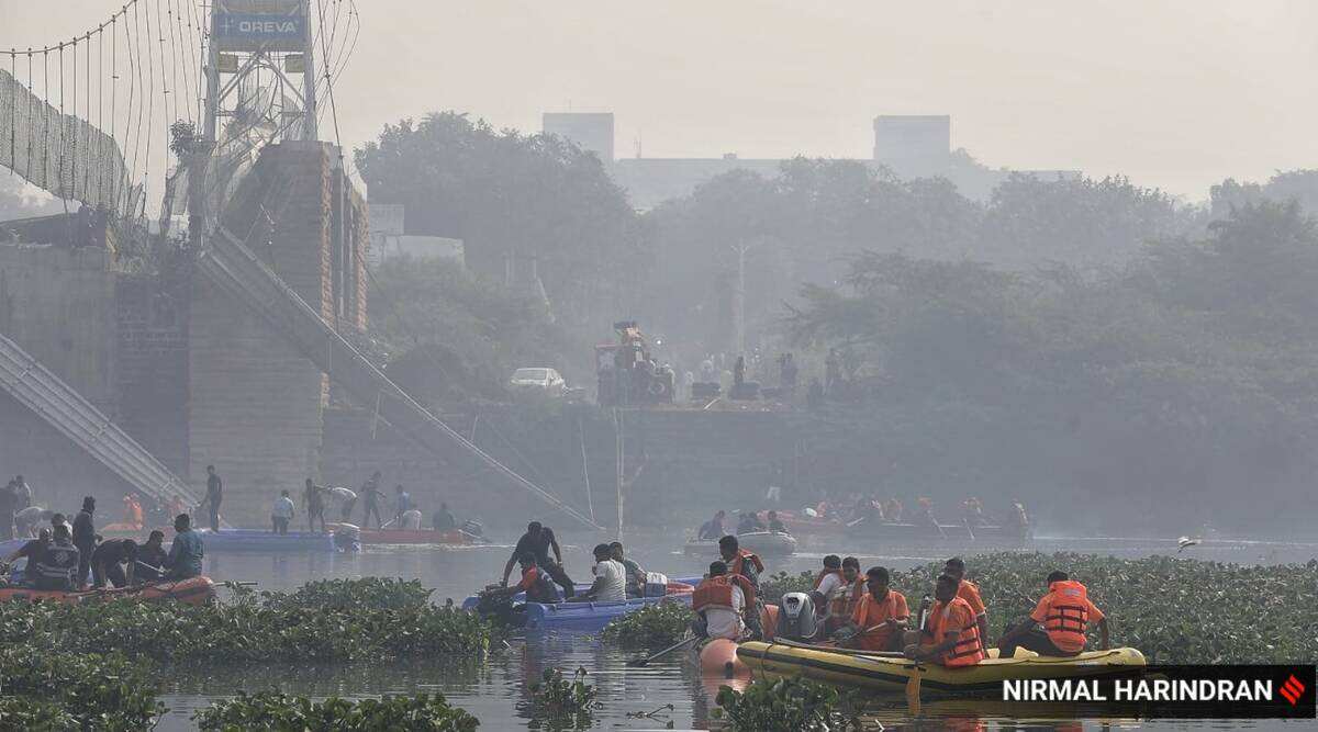 Morbi bridge collapse, Gujarat
