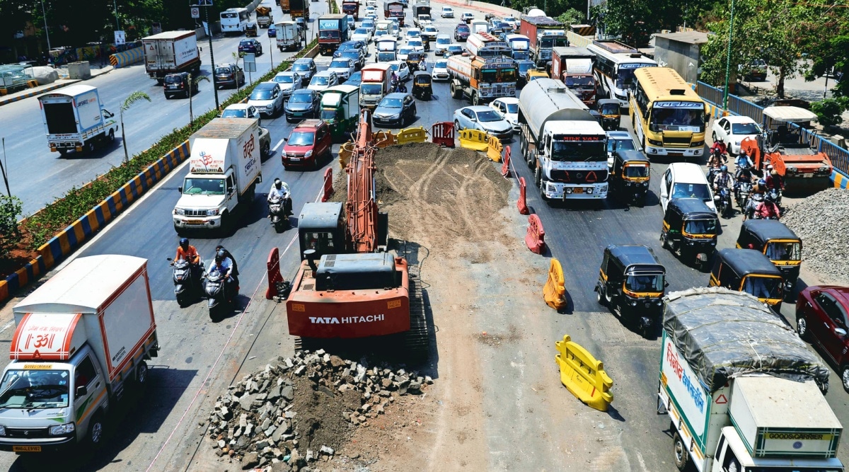 BMC, Brihanmumbai Municipal Corporation BMC, Eknath Shinde, Mumbai potholes, Mumbai news, Maharashtra, Indian Express, current affairs