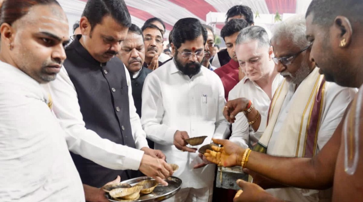 CM Eknath Shinde, Deputy CM Fadnavis lay foundation stone for Tirupati