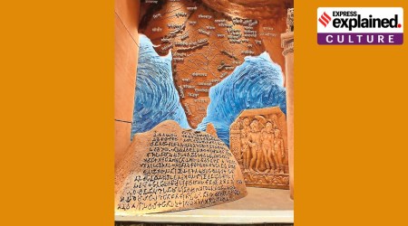 The photo of the mural tweeted by Union Minister Pralhad Joshi. Twitter