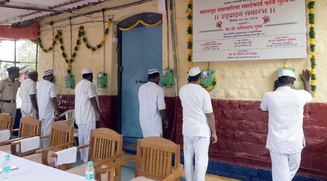 new smart card system in Yerawada jail, smart card based calling system, Coin box phones, Yerawada jail Coin box phones, prisoners communicate with their families, Yerawada Central Jail, indian express