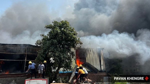 pune fire godown