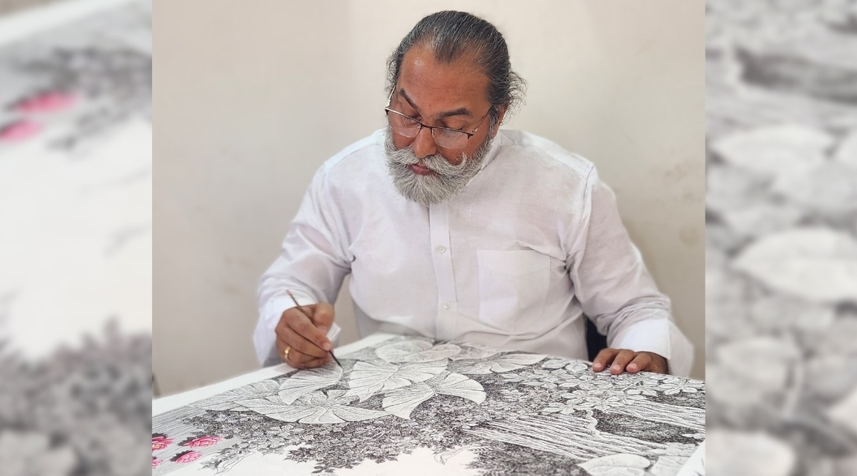 ‘Umakant Kanade: A Retrospective’ comprises 18 years of the work of the eminent artist and shows the evolution of his style