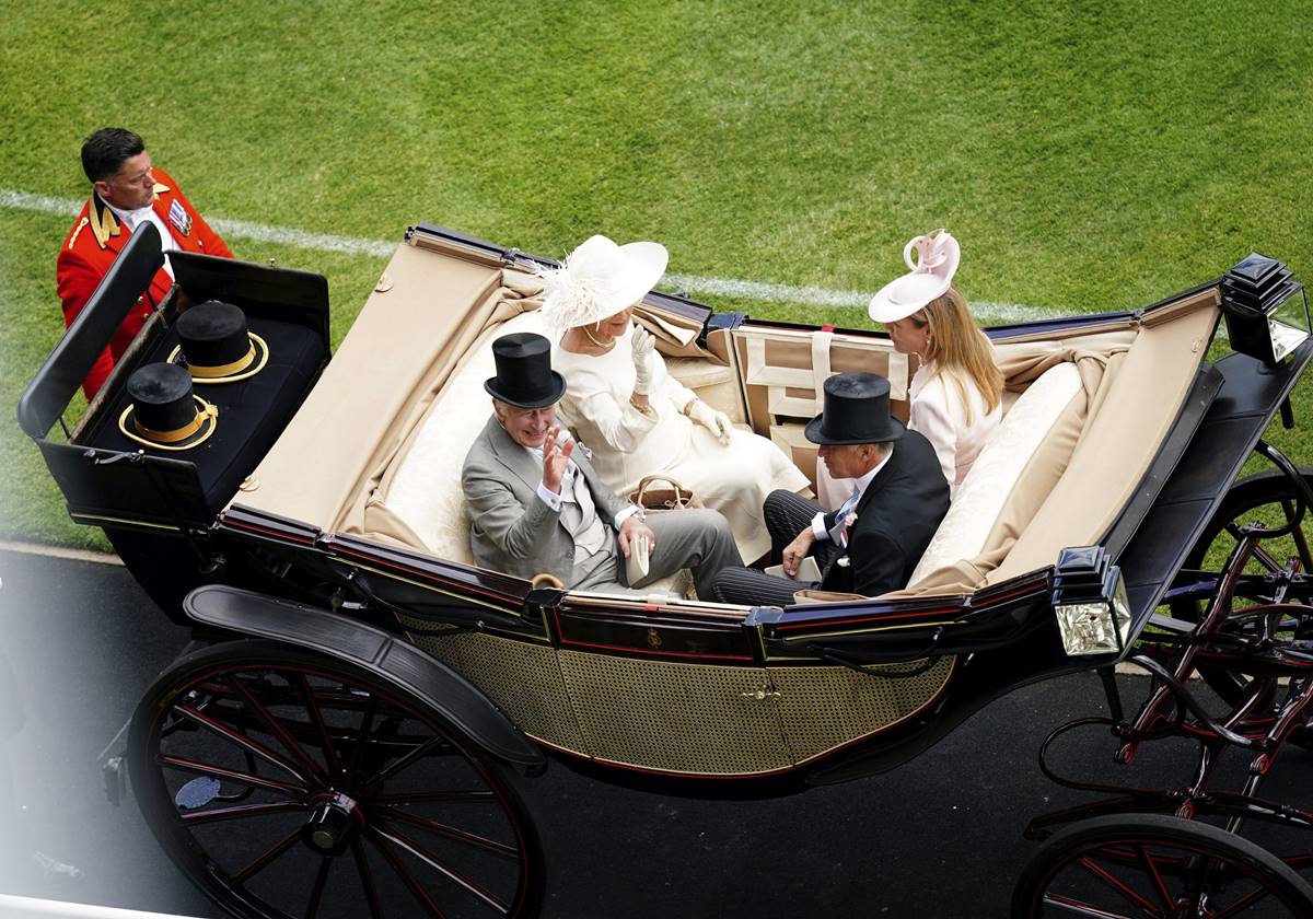 What King Charles and Queen Camilla wore for 2023 Royal Ascot event ...