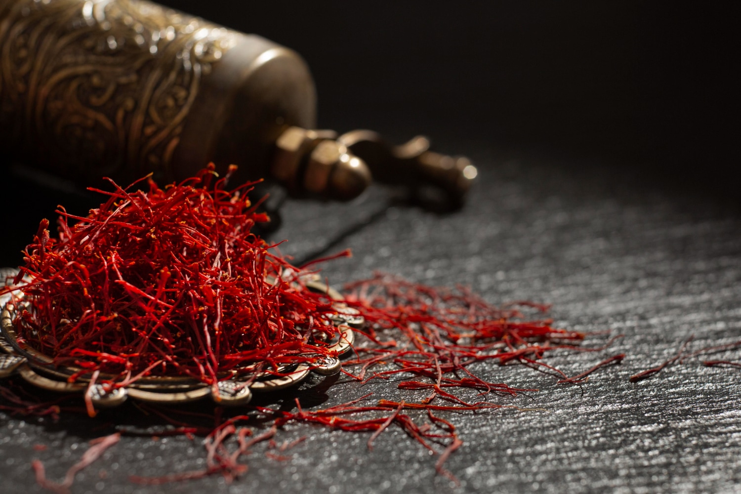 Both eating and smelling saffron appears to help treat PMS symptoms, such as irritability, headaches, cravings, pain, and anxiety and may help lower levels of the stress hormone cortisol.