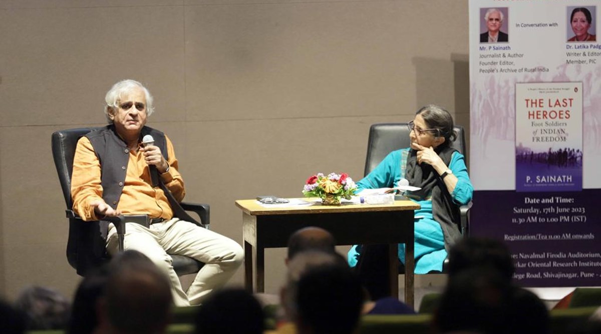P Sainath Pune book launch