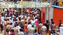 Shiv Sena shakha demolition