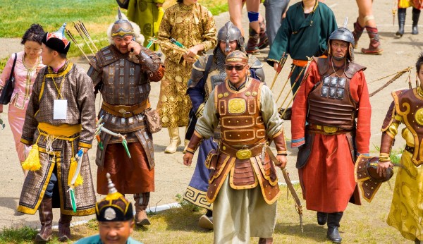 Mongolian warrior archers dressed in armour. Picture: Shutterstock