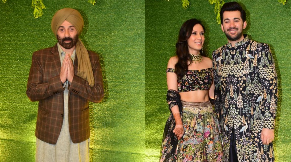 Sunny Deol Blue Sexy Video - Sunny Deol gets dressed as Gadar's Tara Singh for son Karan's sangeet  ceremony; Bobby Deol, Abhay Deol attend | Bollywood News, The Indian Express