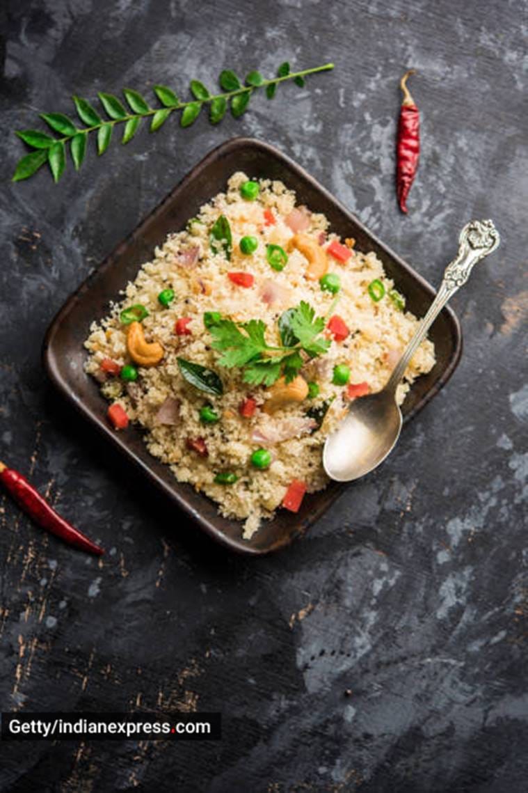 Upma is a popular South Indian breakfast dish