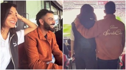 Anushka Sharma and Virat Kohli give a glimpse of their fun time at the FA  Cup final. Watch | Entertainment News,The Indian Express