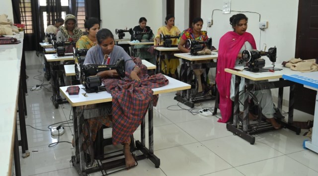 Small opportunity, Great enterprise, Sangrur women, Self Help Groups, Promoting Employment of Households through Entrepreneurship and Livelihood, PEHEL livelihood hosiery, Akalgarh NREGA bhawan, indian express, indian express news