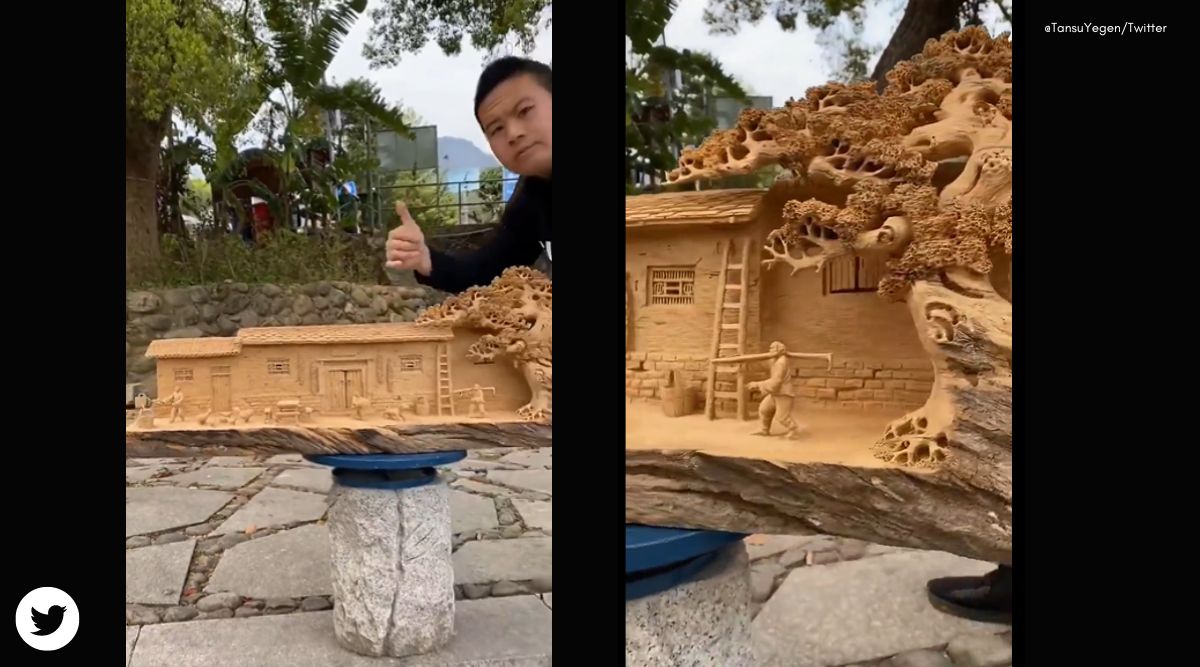 wood carving video