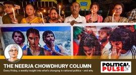 Candle march in support of wrestlers wrestlers protest