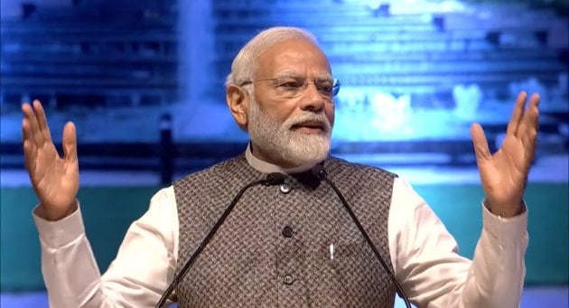 PM Modi at revamped ITPO complex