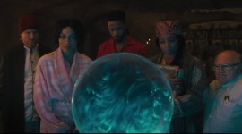 A screenshot from Haunted Mansion trailer