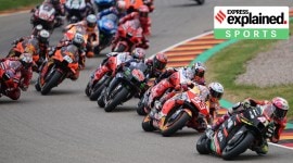 The opening lap of the 2021 German Grand Prix.