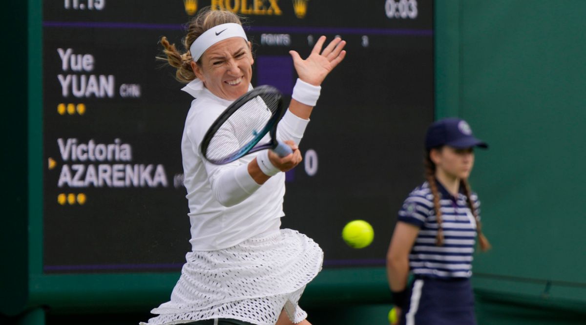 You do know Im not from Russia, right? Victoria Azarenkas awkward moment with journalist at Wimbledon Tennis News