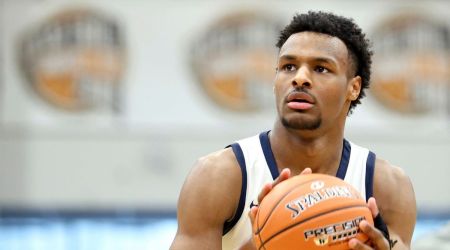 Bronny James, son of NBA superstar LeBron James.