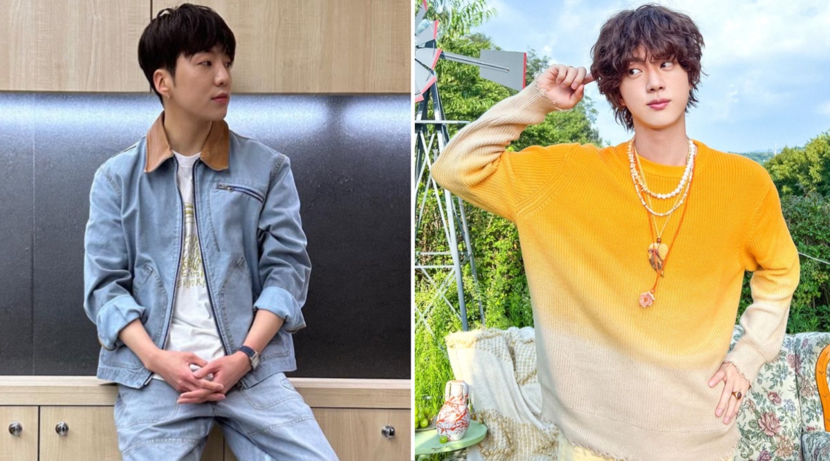 BTS X ARMY - Jin: wearing his KORE sweater KMedia