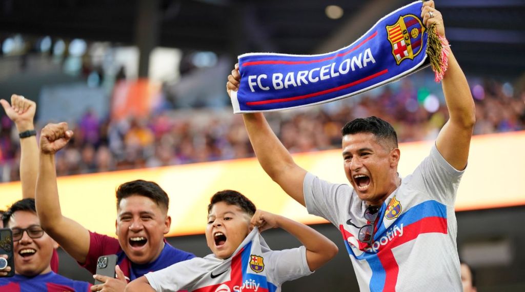 FC Barcelona fans.