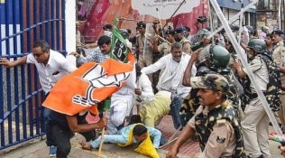 Earlier, BJP legislators demanded the government's reply on the matter in both Houses of the legislature. The Patna Police, meanwhile, has lodged an FIR against 63 people, including some BJP leaders, for breach of law and order during Thursday's protest march.