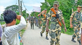 CRPF, BSF, Central Reserve Police Force, border security force, bengal Panchayat Polls, West Bengal, Kolkata, Indian Express, current affairs