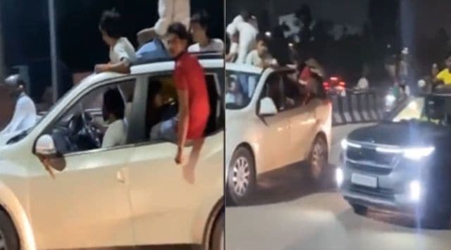 Viral video fall-out: Three cars, 5 two-wheelers fined for flouting ...