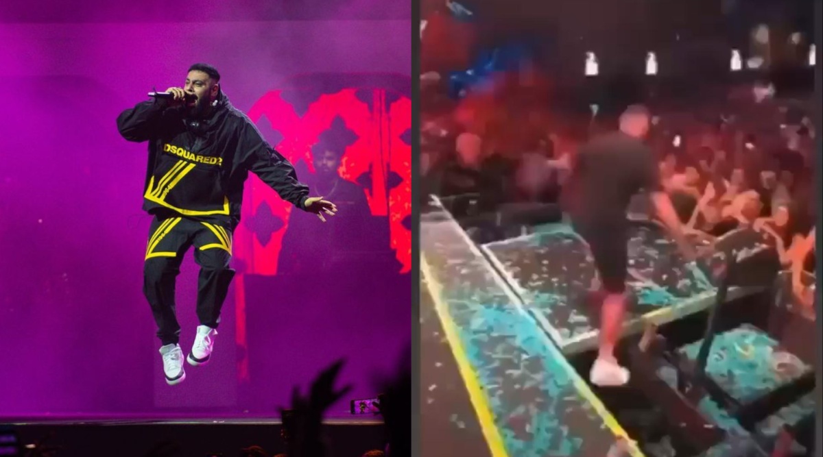 Badshah Made Xx Video - Badshah reacts to video of him falling off stage while performing: 'I am  safe and sound, hope the person who fell is ok' | Bollywood News - The  Indian Express