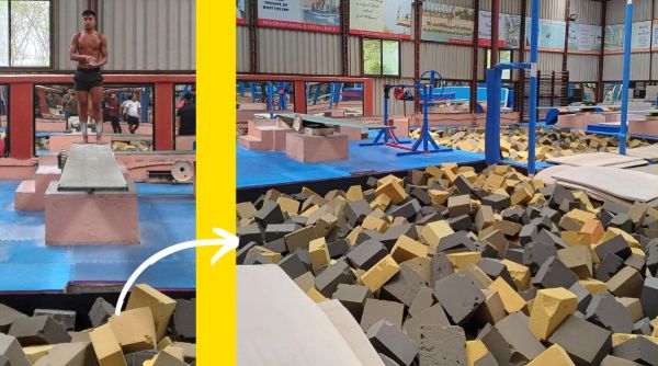 The ASI Pune's dryland training pit.