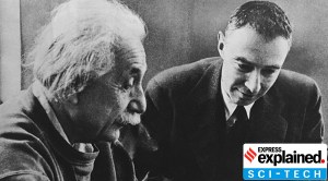 Oppenheimer and Einstein