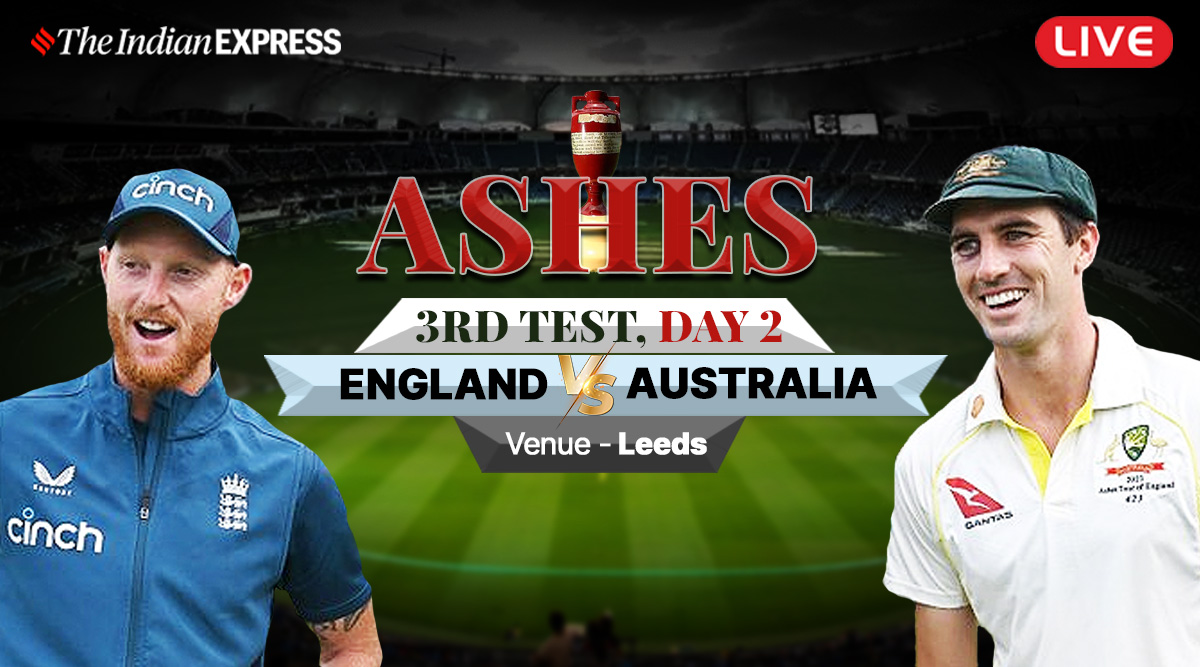 ENG vs AUS 3rd Test Day 2 Live Score, Ashes 2023 Ben Stokes slams a