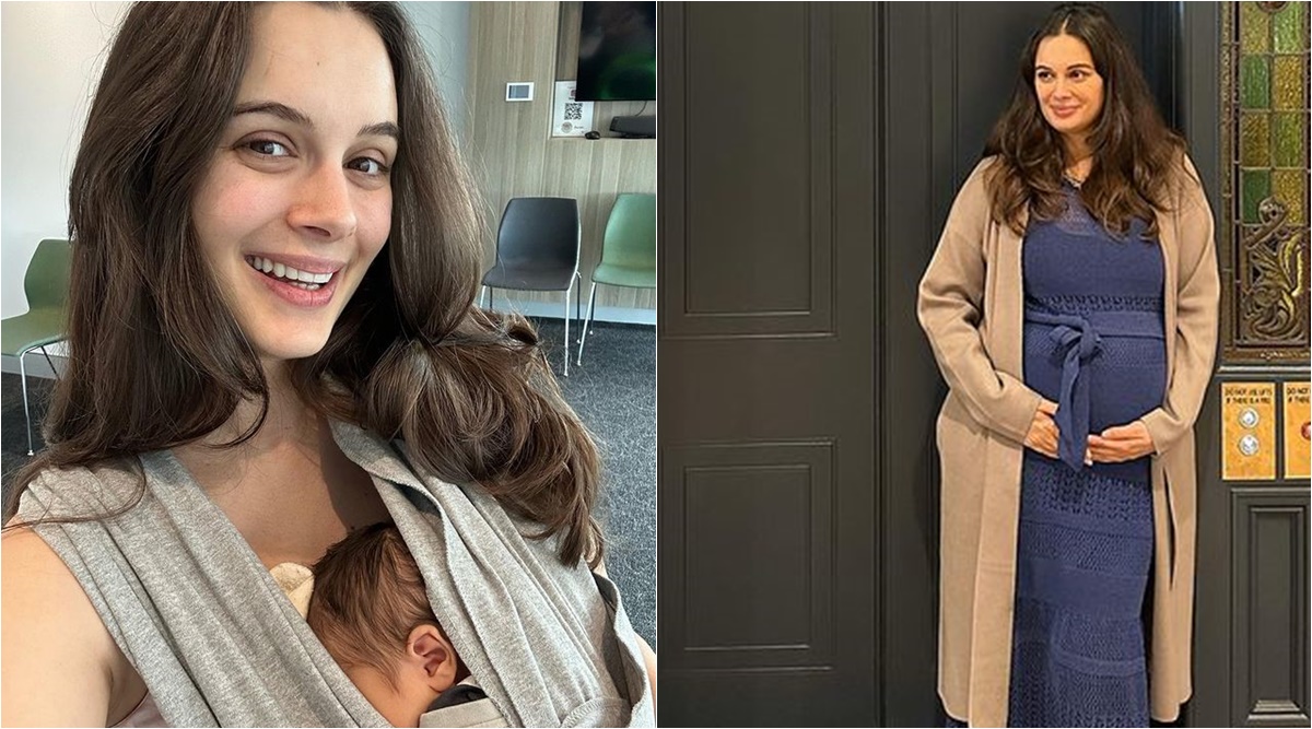 Evelyn Sharma introduces us to her second baby, names him Arden: 'Love  being your mommy' | Bollywood News - The Indian Express