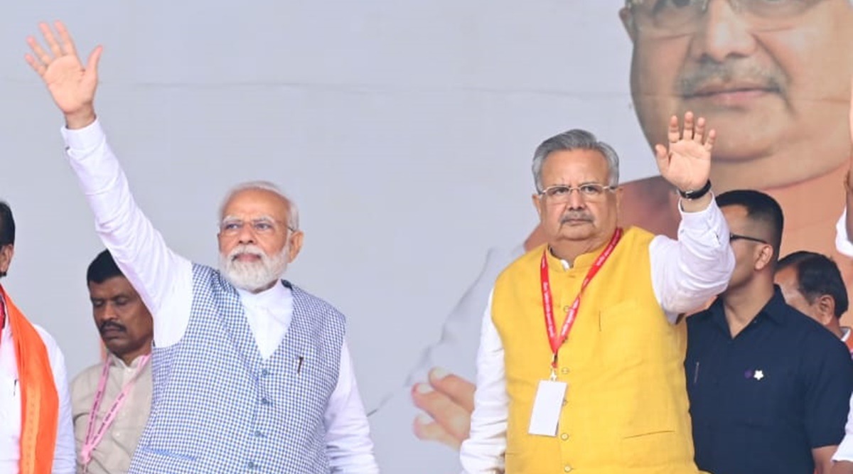 In Chhattisgarh, PM Modi builds anti-Congress narrative around graft ...