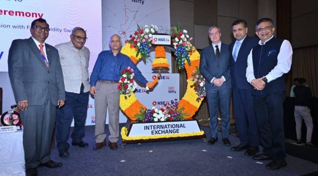 The 'bell ringing' ceremony marks the end of the first session of GIFT NIFTY