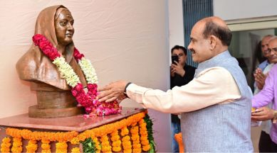 Om Birla releases IGNOU prospectus in Braille Script