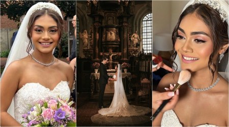 Inside Sreejita De-Michael Blohm-Pape's white wedding