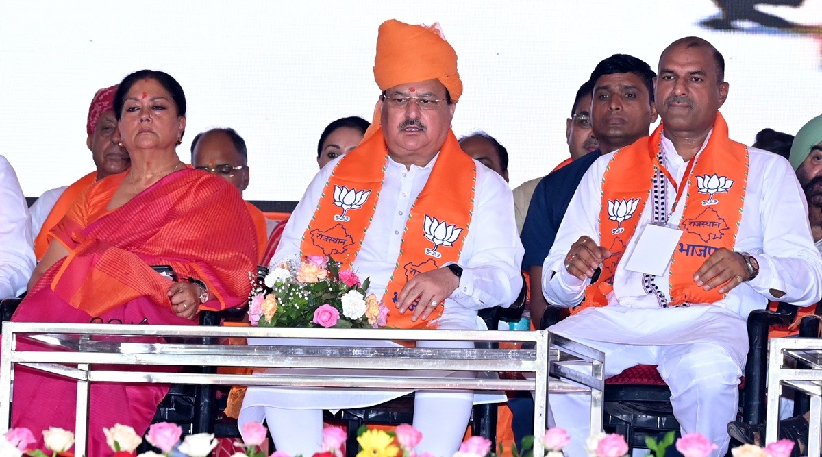 Nadda in Jaipur, tears into Congress Party of one family, Ashok Gehlot