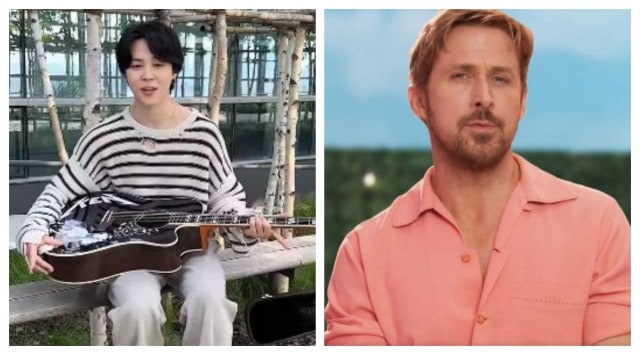 BTS’ Jimin thanks Ryan Gosling for gifting him Ken’s guitar from Barbie ...