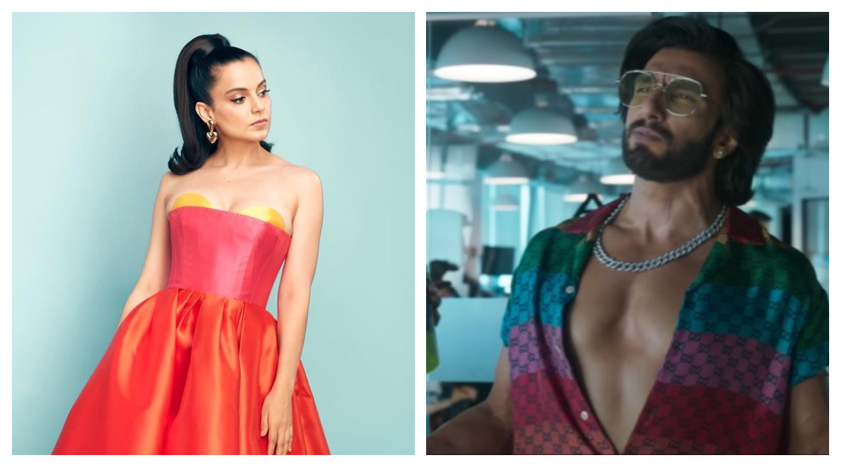 Kangana Ranaut calls Rocky Aur Rani Kii Prem Kahaani 'saas bahu ka rona',  takes a dig on Ranveer Singh's style: 'People can't identify with a  cartoon' | Bollywood News - The Indian