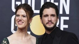 Game of Thrones actors Kit Harington and Rose Leslie
