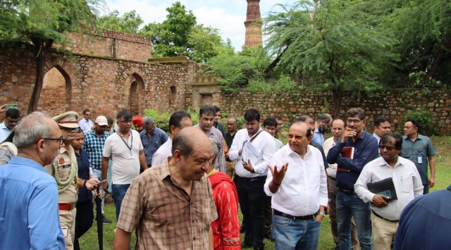 Sultan Ghiyasuddin Balban tomb Restoration work, restoration of Qila Rai Pithora, Delhi LG VK saxena, Jamali Kamali Mosque, Rajaon ki Baoli, vicinity of the Metcalfe Lodge, Delhi Development Authority, Archaeological Survey of India, indian express news