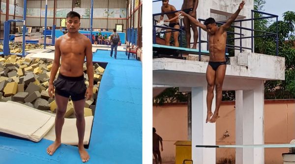 London Singh trains at the Army Sports Institute in Pune.