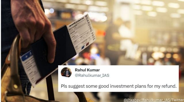 Man shares what he got as refund on cancelling flight ticket