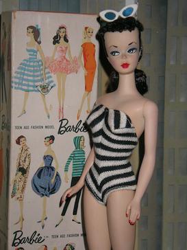 First Barbie doll