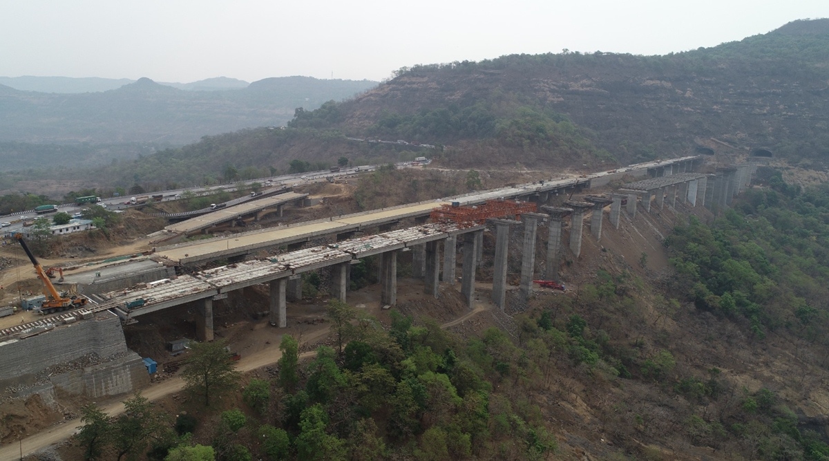mumbai pune expressway, Mumbai-Pune Expressway, MSRDC, MSRDC Projects, Maharashtra State Road Development Corporation, Mumbai news, Maharashtra, Indian Express, current affairs