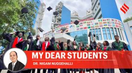 My dear students column about convocation
