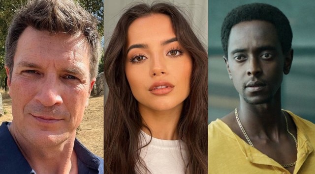 Nathan Fillion, Isabela Merced, Edi Gathegi