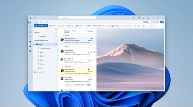 Windows Mail | Windows Calendar | New Outlook