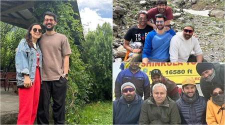 Newlyweds Karan Deol-Drisha Acharya's 'beautiful time' in Manali with dad Sunny Deol and brother Rajveer Deol